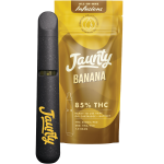 Jaunty Banana All-In-One Disposable Vape Pen - 85% THC Tropical Flavor with Eco Design