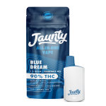 Jaunty Blue Dream All-In-One Vape - 90% THC Hybrid with Blueberry Pastry Flavor