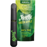 Jaunty Green Apple All-In-One Disposable Vape Pen - 85% THC Apple Flavor with Eco Design