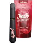 Jaunty Strawberry All-In-One Disposable Vape - 85% THC with Fresh Strawberry Flavor
